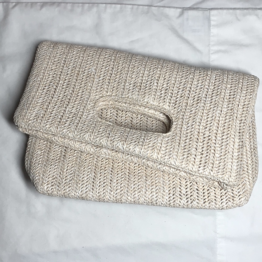 Rattan Woven Clutch